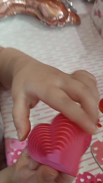 сердечки 3d Валентинки