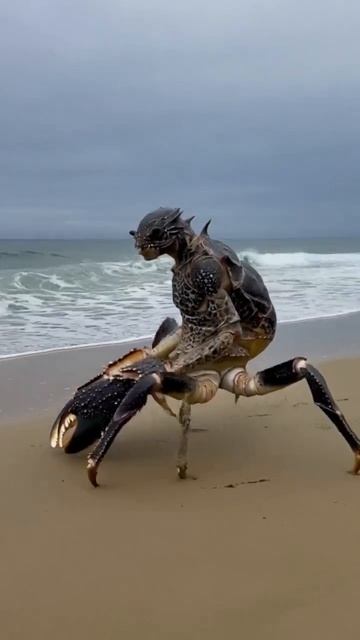 Вот  чьи  следы на песке