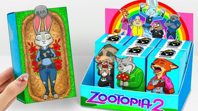 ДЖУДИ ХОППС УМЕРЛА! НИК УАЙЛД В СЛЕПОЙ КОРОБКЕ ГРОБИКЕ  РАСПАКОВКА ЗВЕРОПОЛИС СМЕШНАЯ КОРОБКА | ASMR