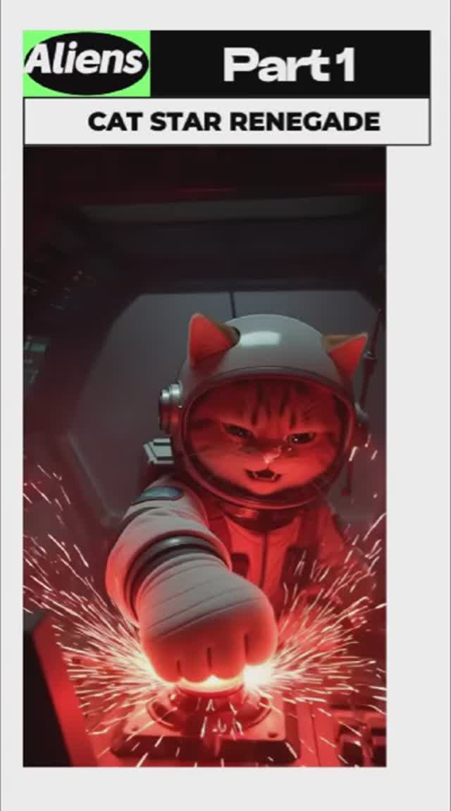 Космический кот! День космонавтики!