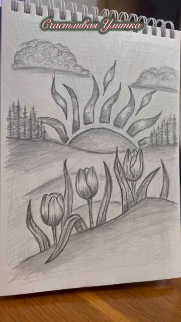 Простые рисунки карандашами