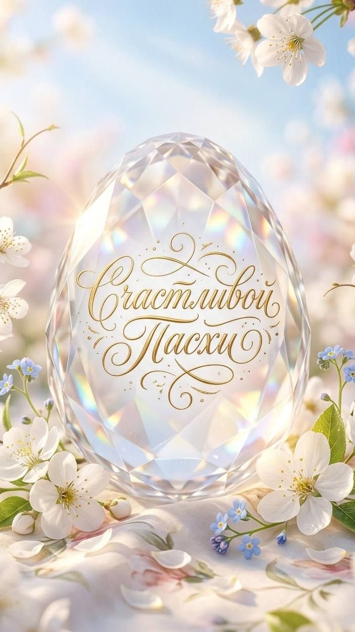 12.04.2026  Со Светлой Пасхой Вас Друзья! 💕🕊🌱🥚🌿🐇