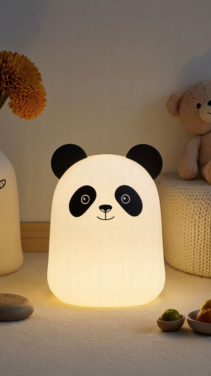 Силиконовый ночник Lessdot Panda - милый светильник для малыша