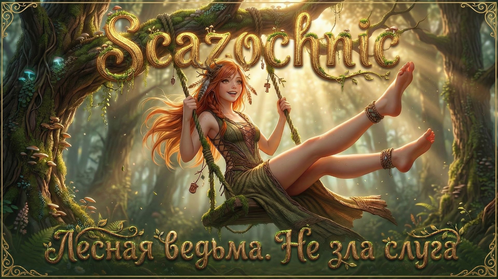 Scazochnic  - Лесная ведьма. Часть 1. Не зла слуга | Heavy Metal | авторские стихи | AI
