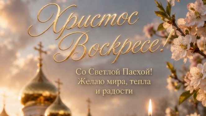 СО СВЕТЛОЙ ПАСХОЙ! ХРИСТОС ВОСКРЕСЕ! ВОИСТИНУ ВОСКРЕСЕ