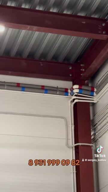 Система отопления склада