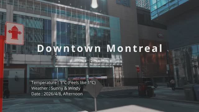 🌞🌬️Early_Spring_Walk___Sunny_&_Windy_Downtown_Montreal