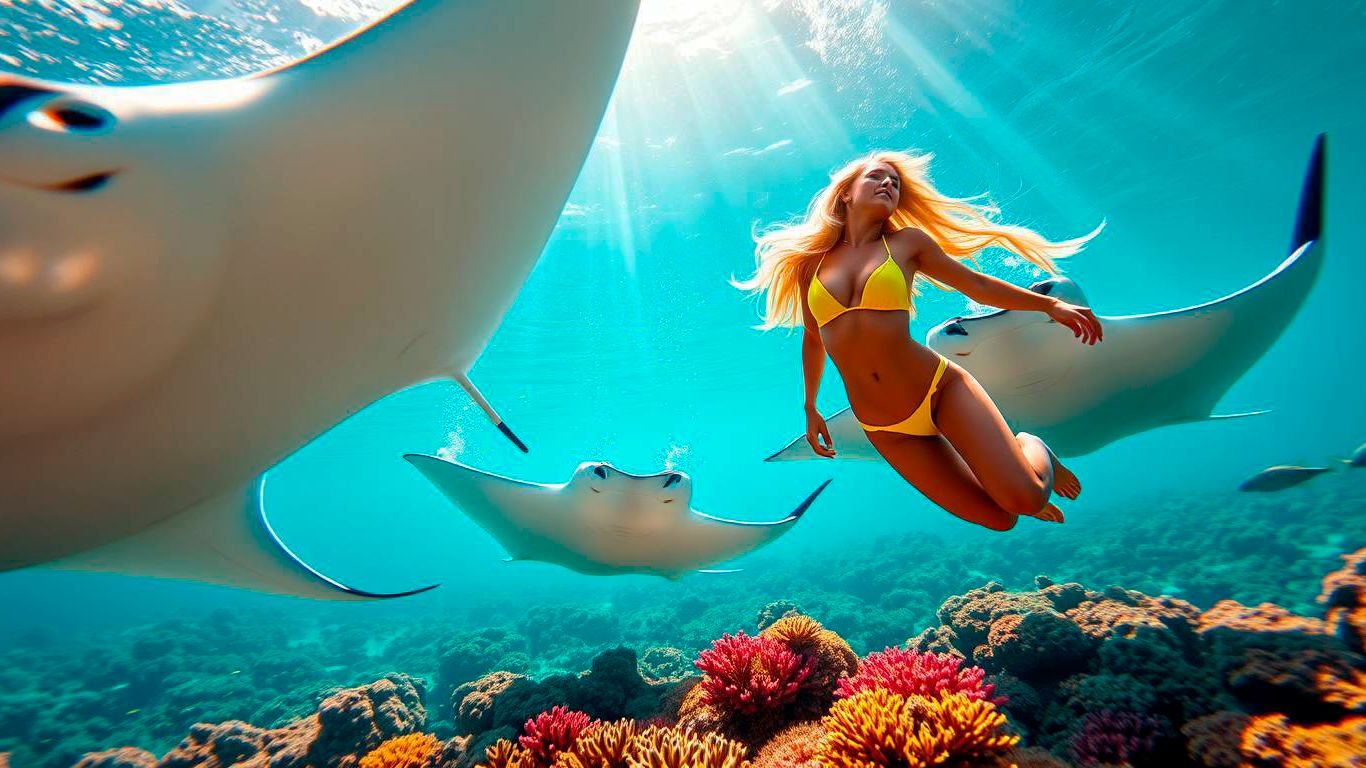 Плавание со скатами