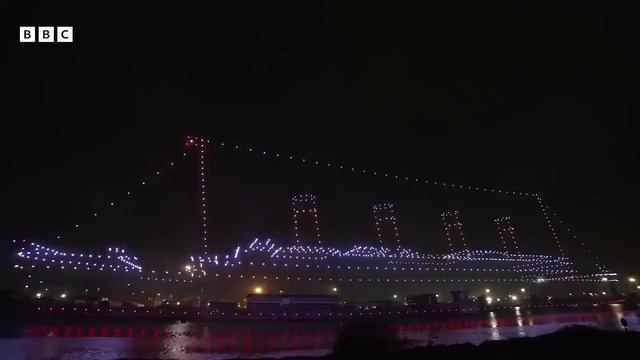 Титаник из дронов