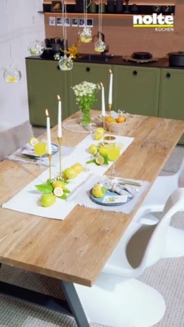Компания Nolte желает вам прекрасного настроения и свежих идей в обустройстве своей любимой кухни.