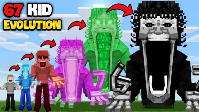 СТАНОВЛЮСЬ ПАРНЕМ 6 7 В МАЙНКРАФТЕ И ЭВОЛЮЦИОНИРУЮ ДО 99999 УРОВНЯ! МЕГА МЕМЫ В ИГРЕ