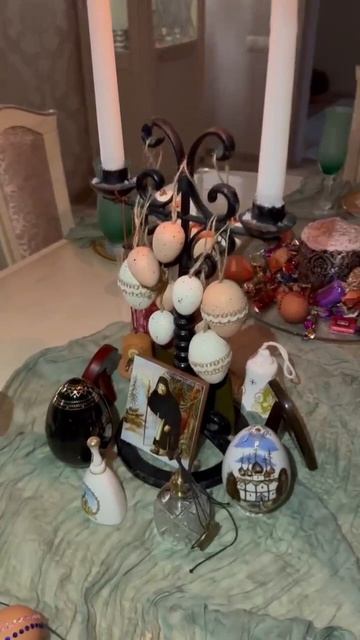 12 апреля. Оформление пасхального стола