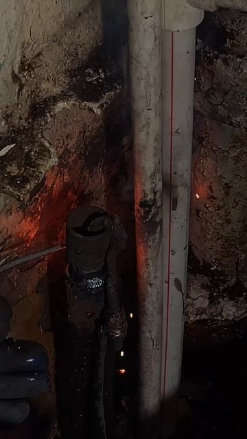 Сварка резьбы уставшей трубе