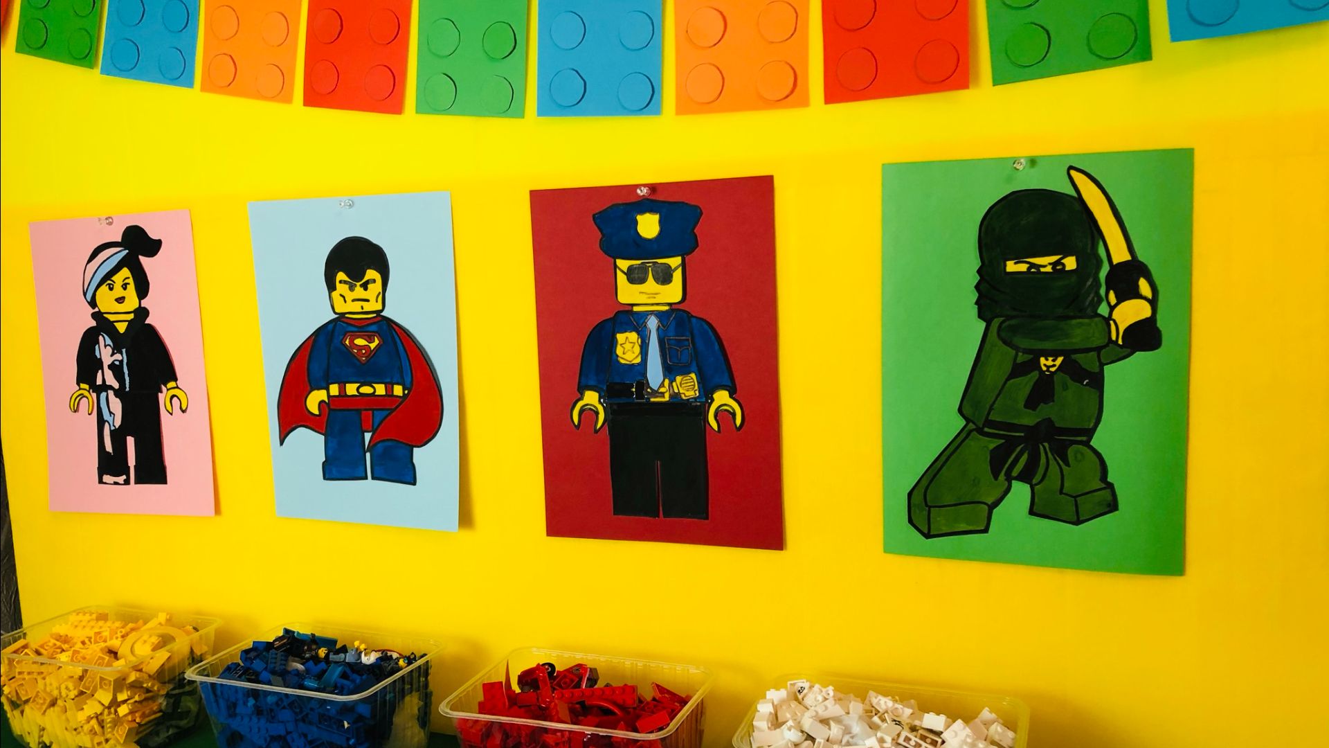 Баннер для Лего Вечеринки