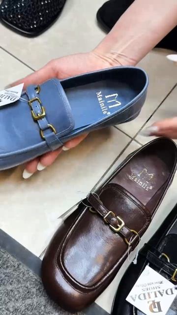 КОЖАНЫЕ ЛОФЕРЫ #садовод #женскаяобувь #летняяобувь