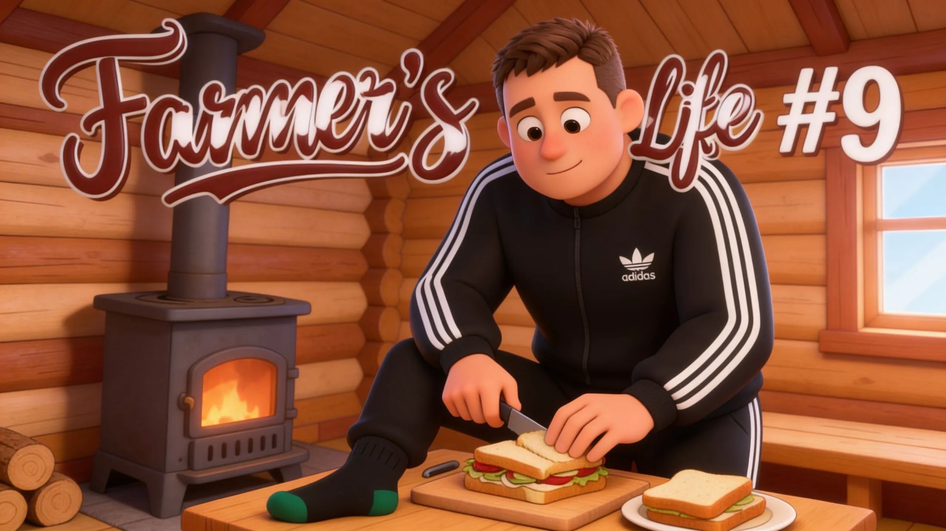 Близнецы заставили Казимира  делать им бутерброды в Farmer's Life#9.