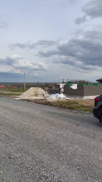 Разгрузочный день 🏗️ доставили материалы на объект 🧱 строим дома в Большом Логу #домстрой #стройка