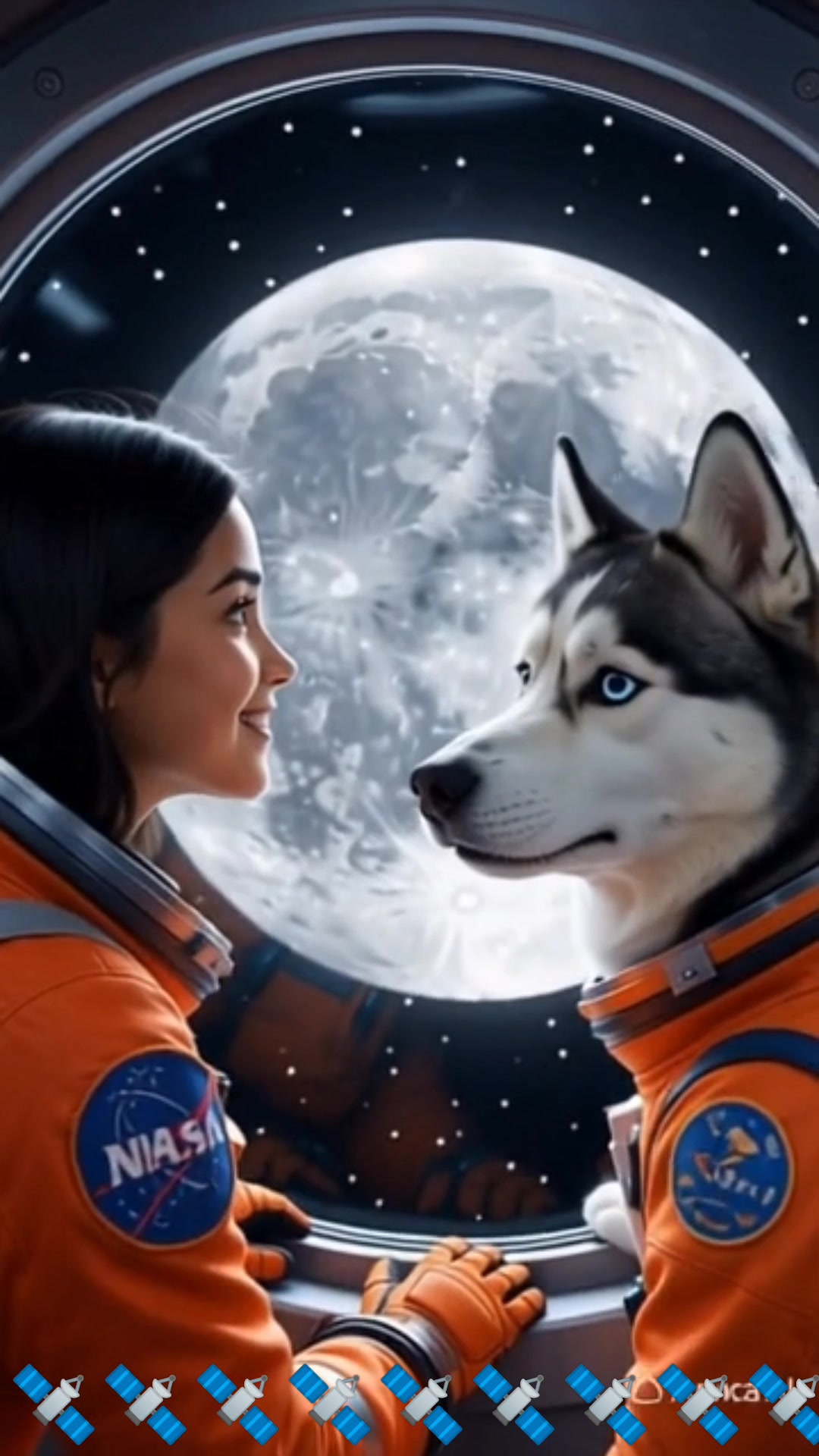 Полёт на Луну ХАСКИ 🐶🛰