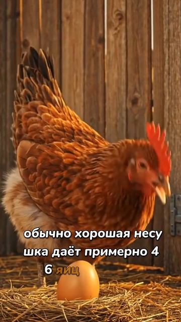 Как часто курицы несут яйца?Все ответы здесь👆#животные #познавательно