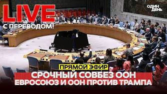 LIVE Совбез ООН: срочное заседание #новости #одиндень #прямойэфир #live #совбез