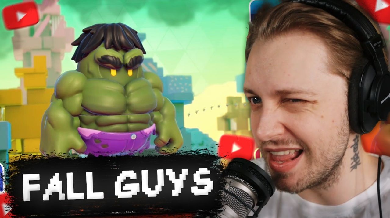СТИНТ ИГРАЕТ в FALL GUYS