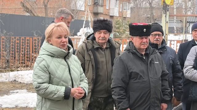 Ольга Мартус напутствие перед отправкой гуманитарного груза из назарово