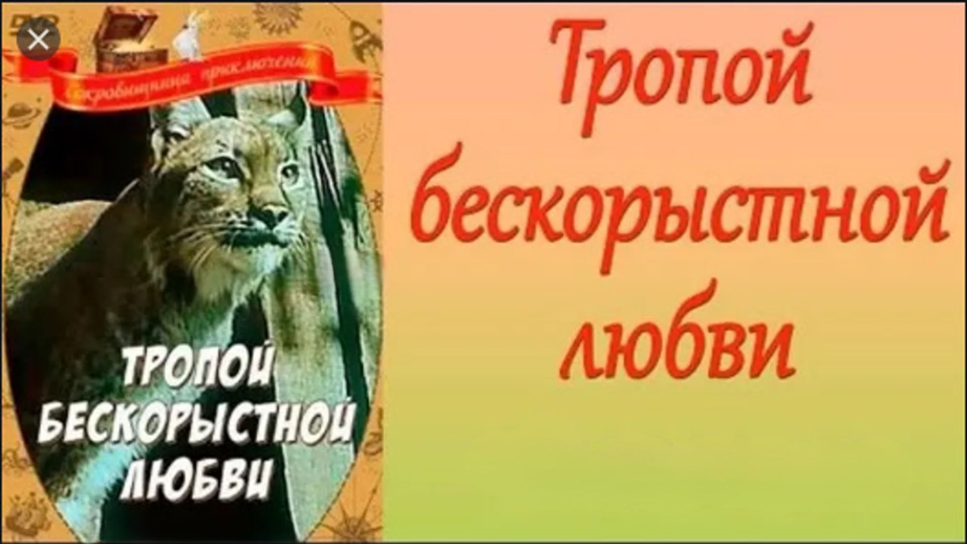 Тропой бескорыстной любви. (1971).