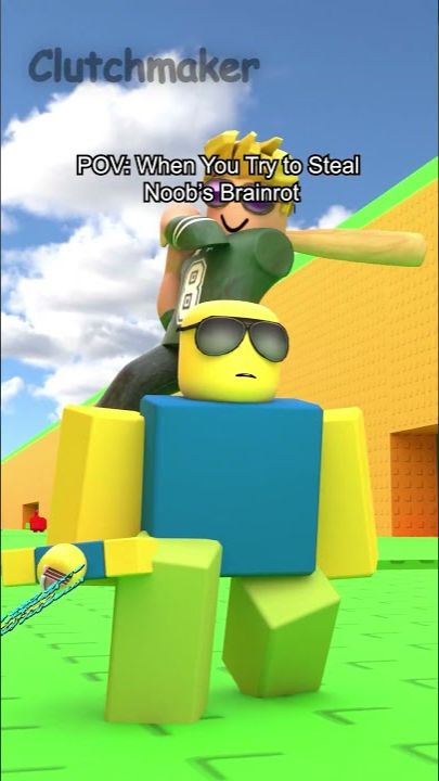 POV: When You Try To Steal Noob’s Brainrot = ☠️