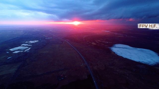 Закат после дождя. 04.2026.