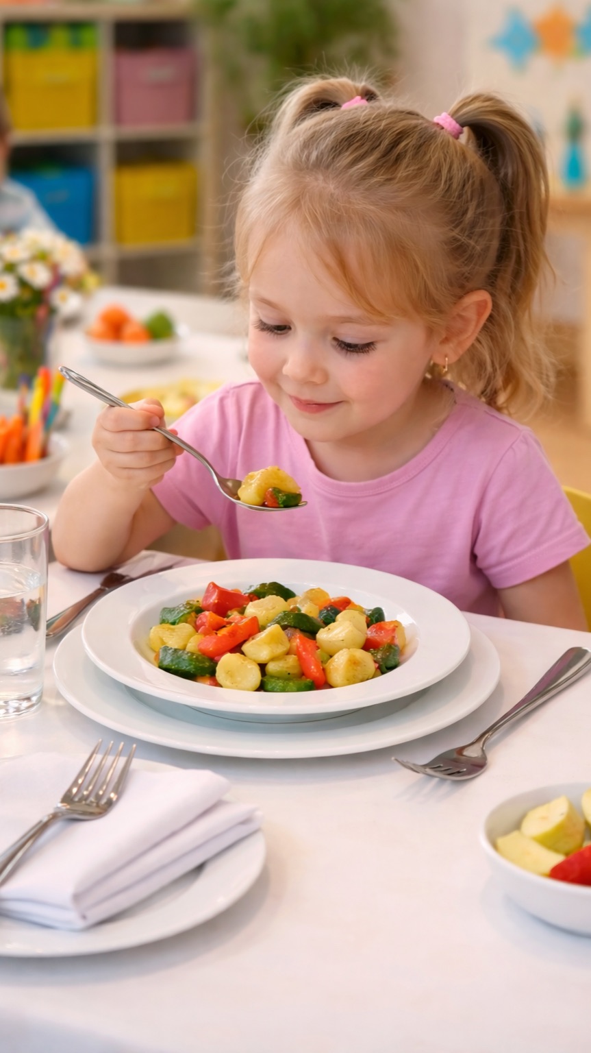 Ароматное овощное соте из картофеля, кабачков и болгарского перца! 🥔🥒🌶