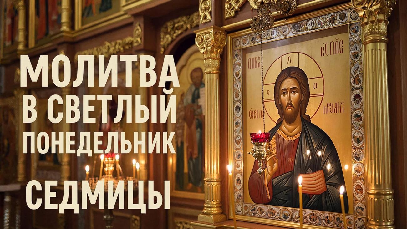 Сильная молитва в Светлый Понедельник Седмицы заберет все беды🙏