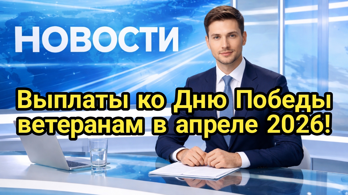 Выплаты ко Дню Победы ветеранам в апреле 2026 года