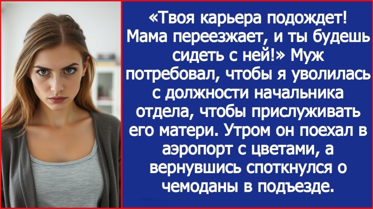 Мама переезжает, и ты будешь сидеть с ней! | ИСТОРИЯ ИЗ ЖИЗНИ | АУДИО РАССКАЗ | СЛУШАТЬ ИСТОРИЮ