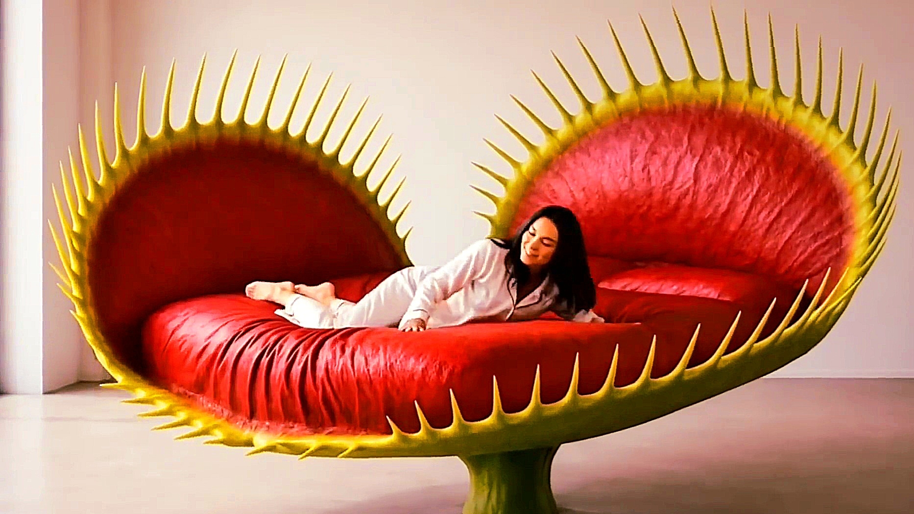 Какую кровать выберешь ты? Яркое ИИ видео. ASMR, АСМР видео.