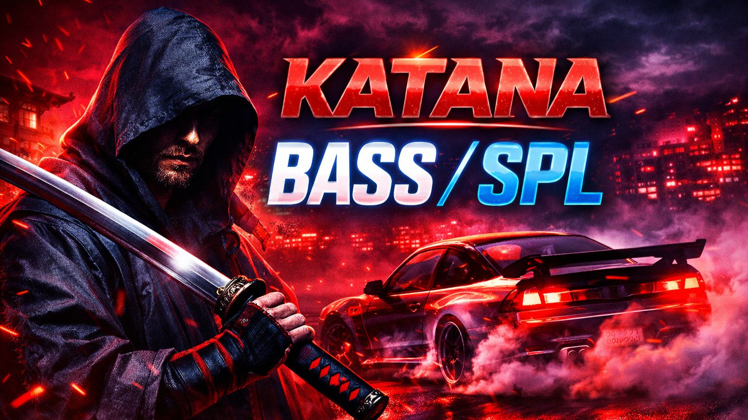 KATANA — музыка в машину 🔊 мощный бас для сабвуфера | SPL | Samurai Drift (AI Music)