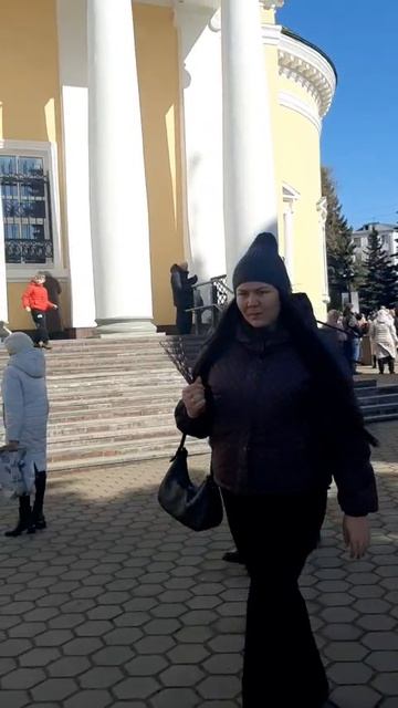 Удмуртия.Собор Александра Невского.Вербное воскресенье .