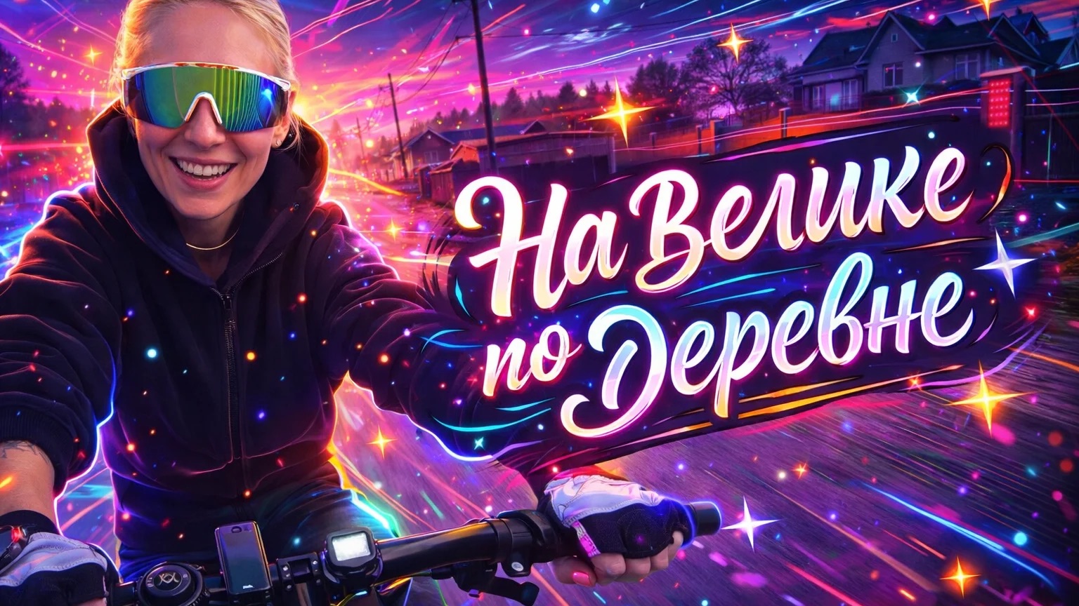 По деревне на велосипеде//Вы куда меня отправили 😂