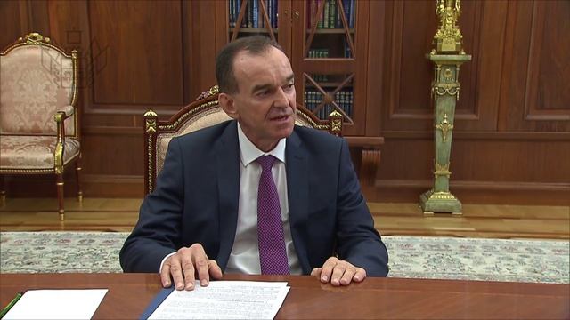 Встретился с Президентом РФ в Кремле