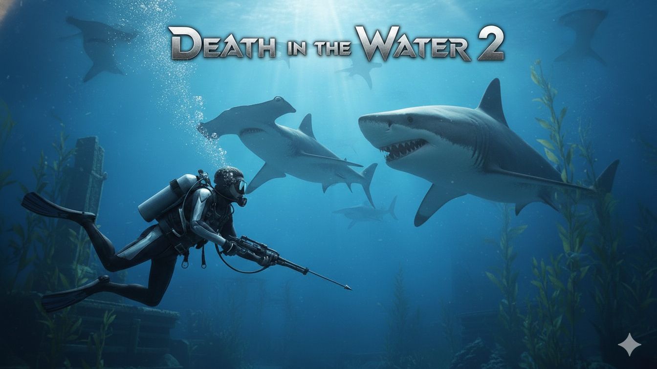 А вот и она.... Большая белая акула ► Death In The Water 2 #2