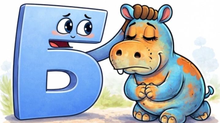 Детская песенка про букву Б
