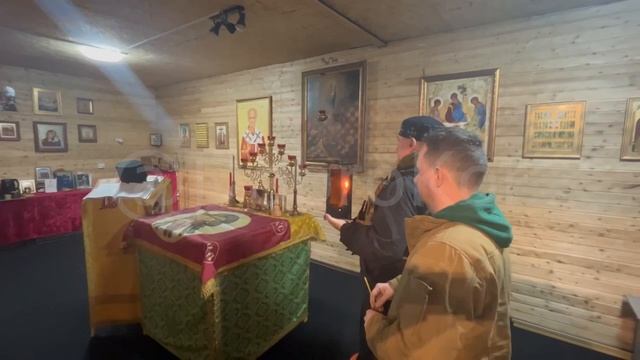 Благодатный огонь — у бойцов Добровольческого корпуса!