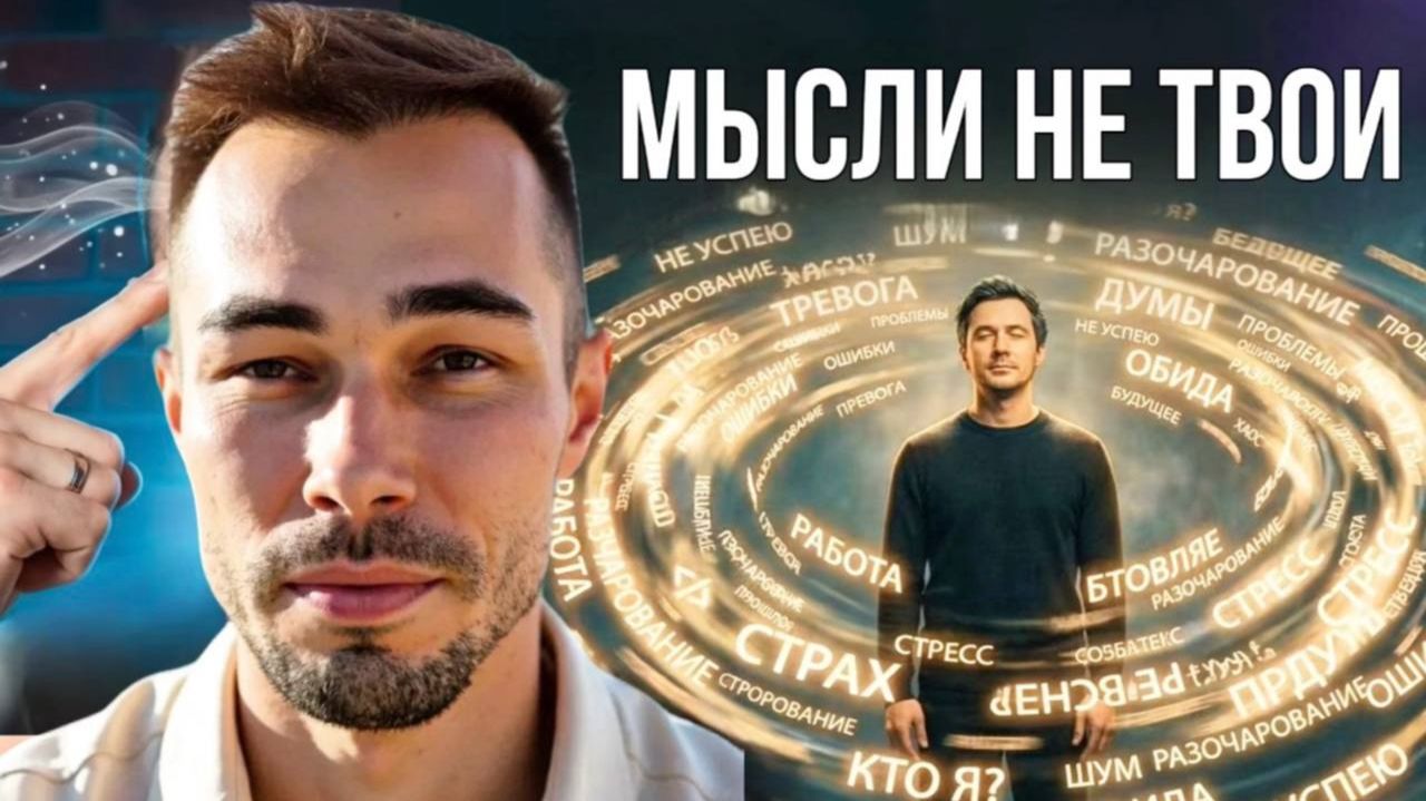 Как перестать отождествляться с мыслями и тревогой