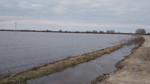 Разлив.Нармушадь.13.04.2026г. Воды добавилось прилично,но и это еще не предел.