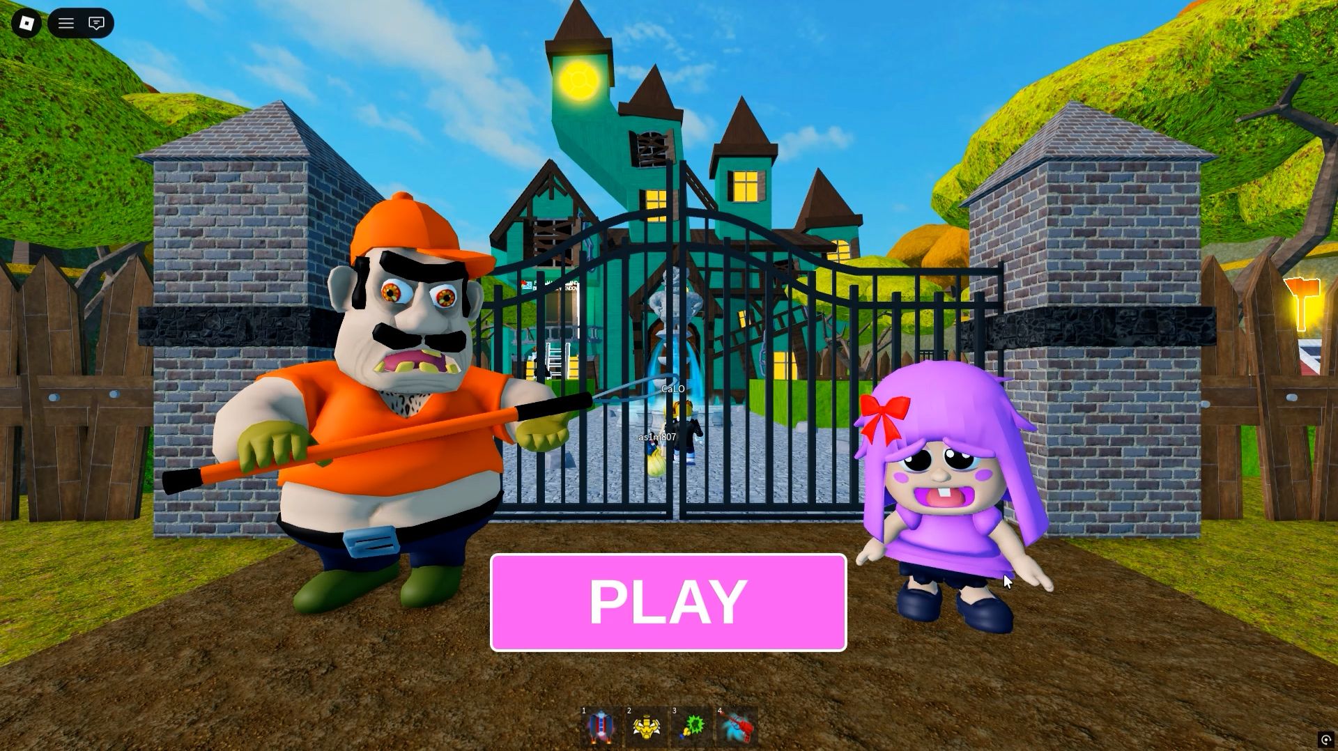 Побег из дома малышки Полли в роблоксе