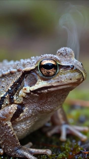 Гроза в лесу: встреча с удивительной лягушкой #лягушка #природа #животные