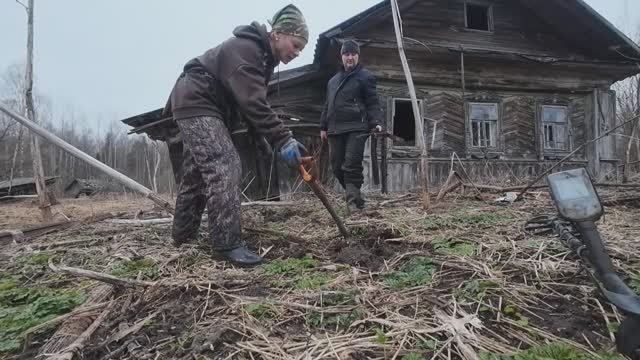 КОПАЕМ! ДИКИЕ ЗВЕРИ! ЗАБРОШЕННАЯ ДЕРЕВНЯ! Коп металла. Металлокоп. Металлоискатель