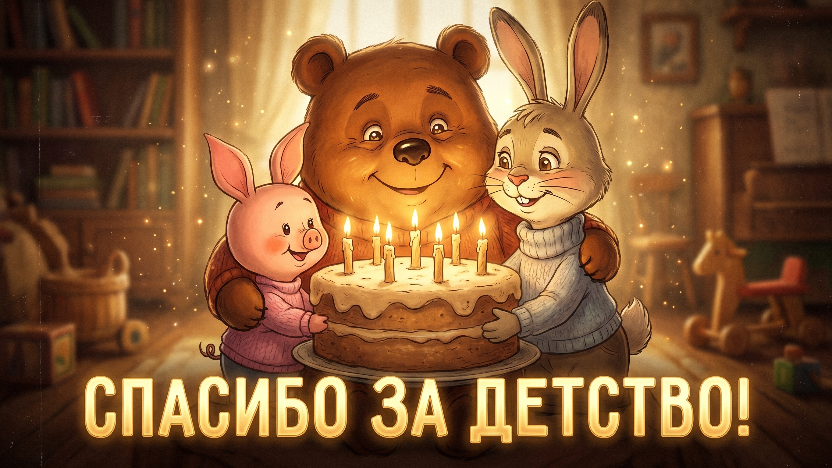 🎬 Винни-Пух, Пятачок и Кролик | 90-летний юбилей Союзмультфильма | Видео для всей семьи