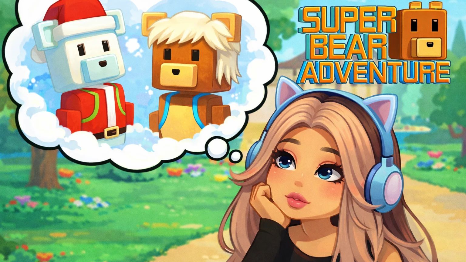 SUPER BEAR ADVENTURE! СПАСАЮ МАЛЫШЕЙ И ПОКАЗЫВАЮ ТАЙНОГО КРОКОДИЛА!