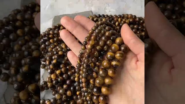 Тигровый глаз с породой, шары