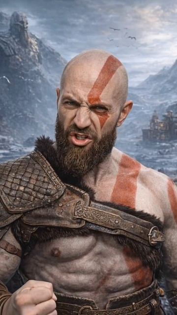 По мотивам игры God Of War.Сгенерировано ии.
#GodOfWar #Kratos #GodOfWarRagnarok #GOWR #сержhd
